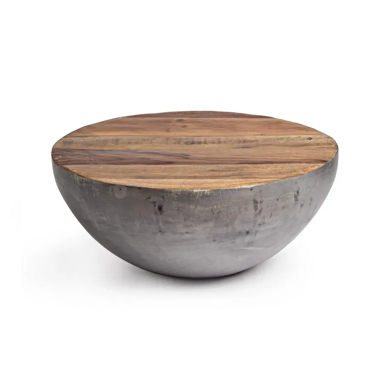 Masuta de cafea LANCASTER GREY Ø70 x 32 CM - Grey