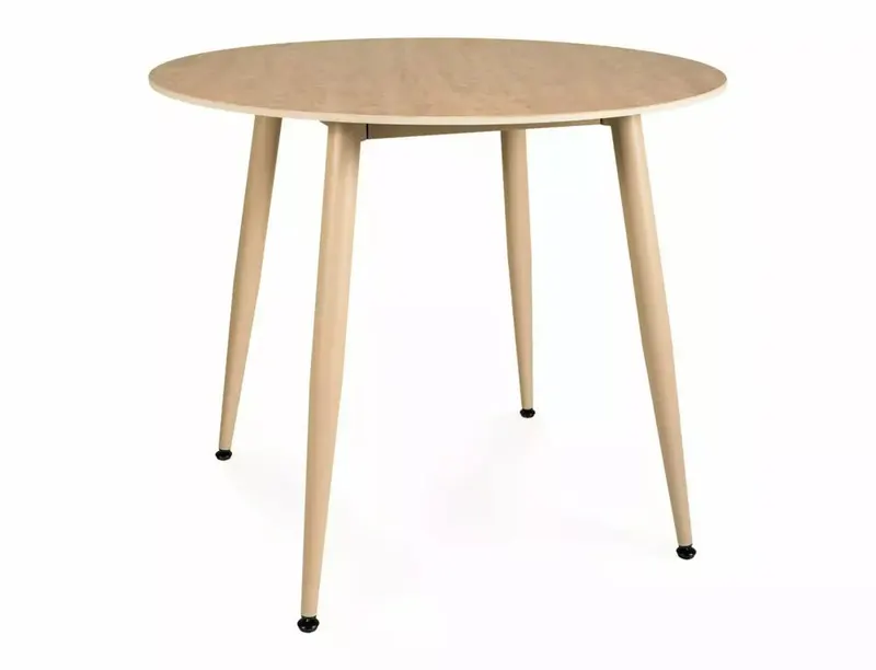 Masa LIONA TRAVERTIN Ø90 CM - Beige / Ø90cm