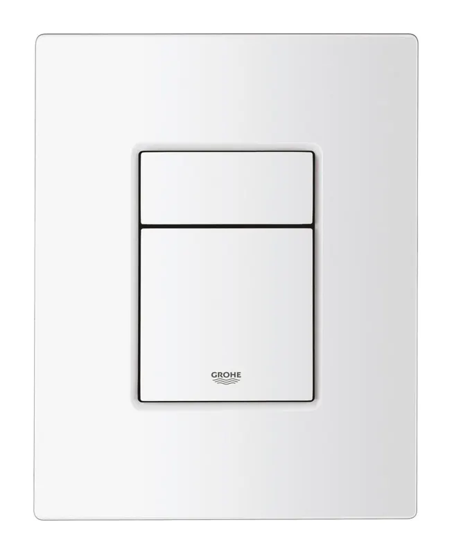 Clapeta WC Grohe 38966SH0, Even, dubla, verticala, 156 x 197 mm, platic, lucios, alb