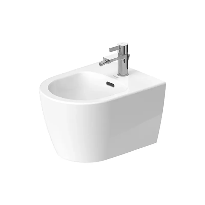 Bideu Duravit 2298150000, Soleil, montaj suspendat, preaplin, zona montaj interior, seria Soleil, alb