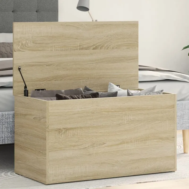 cufar de depozitare, stejar sonoma, 84x42x46 cm, lemn compozit