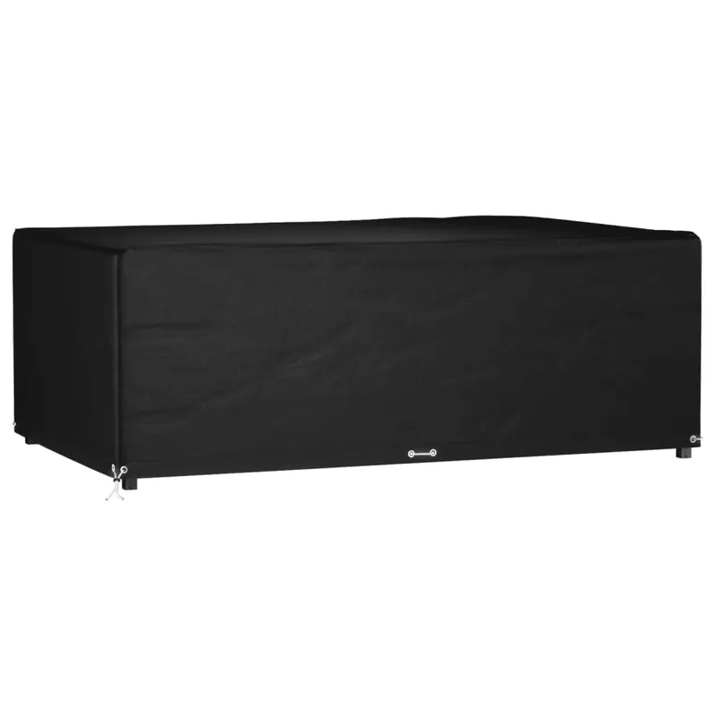 husa pentru mobilier gradina, 12 ocheti, 213x132x75 cm patrat