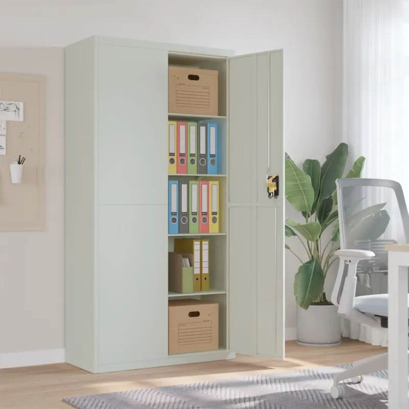 fiset, gri deschis, 90x40x180 cm, otel