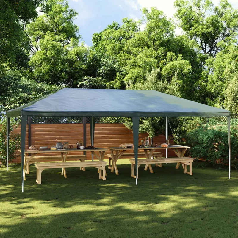Cort de petrecere profesional, verde, 4 x 6 m, 90 g/m2