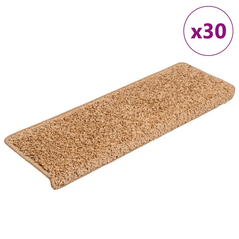 covorase scara 30 buc 65x21x4 cm bej