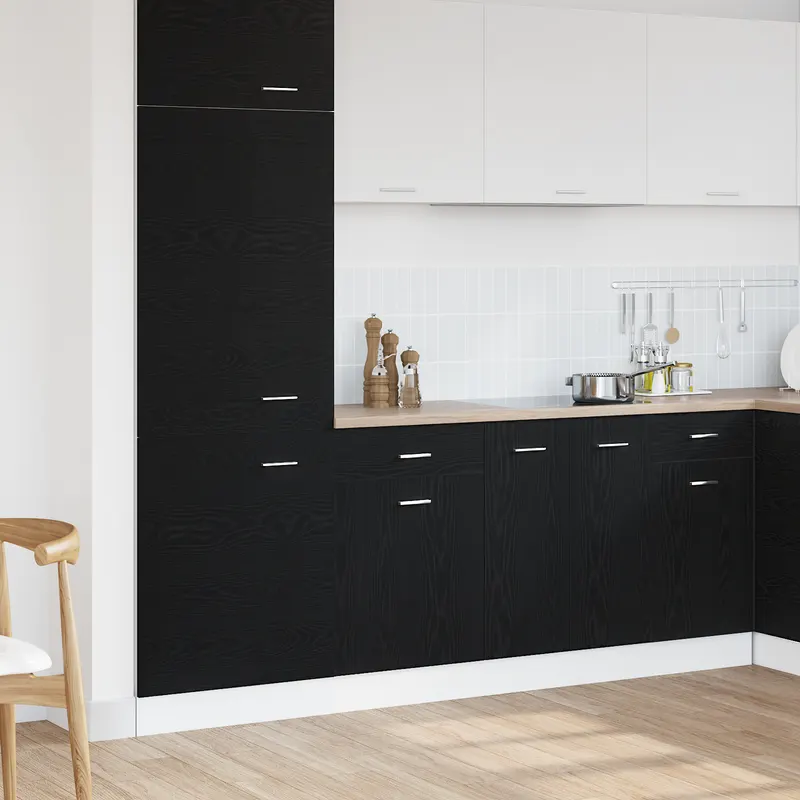 dulap cu sertare black oak - 50x46x81.5 cm, fabricat din lemn prelucrat