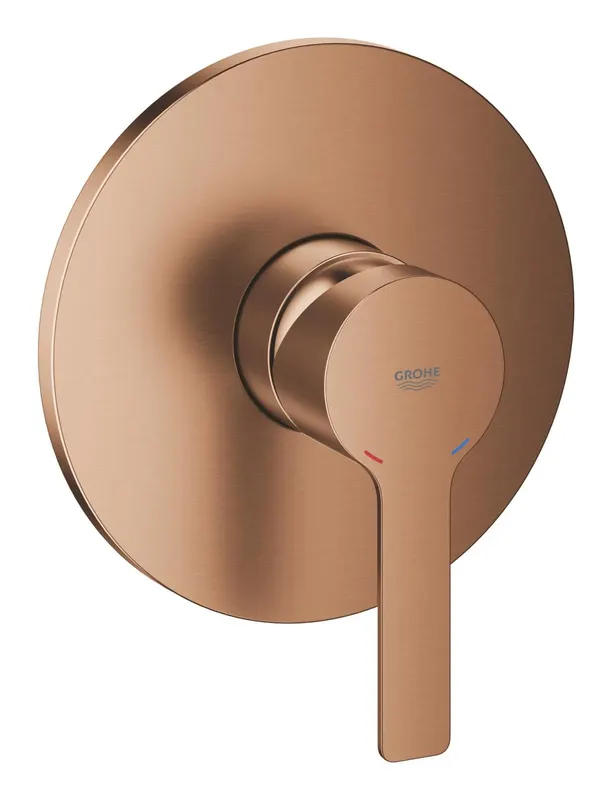 Unitate comanda Grohe 24063DL1, Lineare, 1 functie, necesita valva, mat, cupru