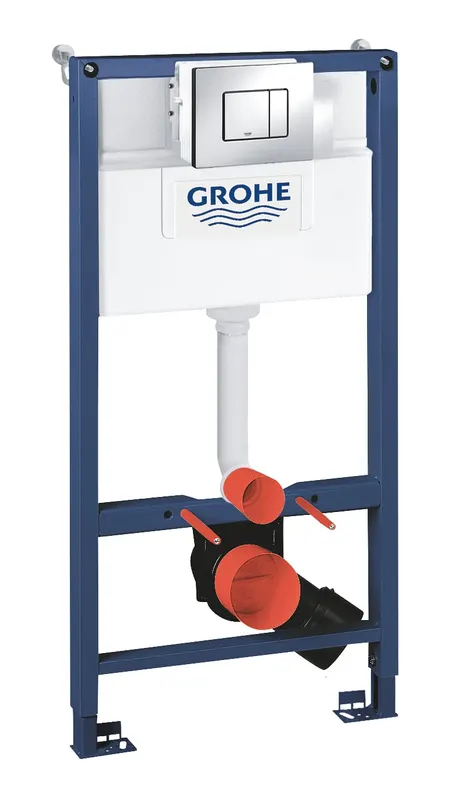 Cadru WC 3in1 Grohe 38888000, 985 mm, 500 mm, 110, 90 mm, 480 mm, 2 moduri spalare, incastrat, suport perete