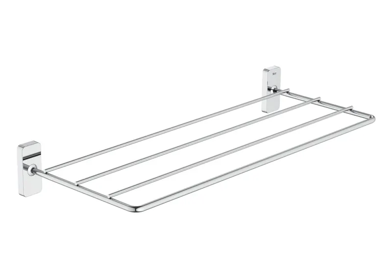 Suport prosop Roca A817729C00, 541 mm, 214 mm, 2 orificii instalare, 4 rafturi, pe perete, metal, Crom
