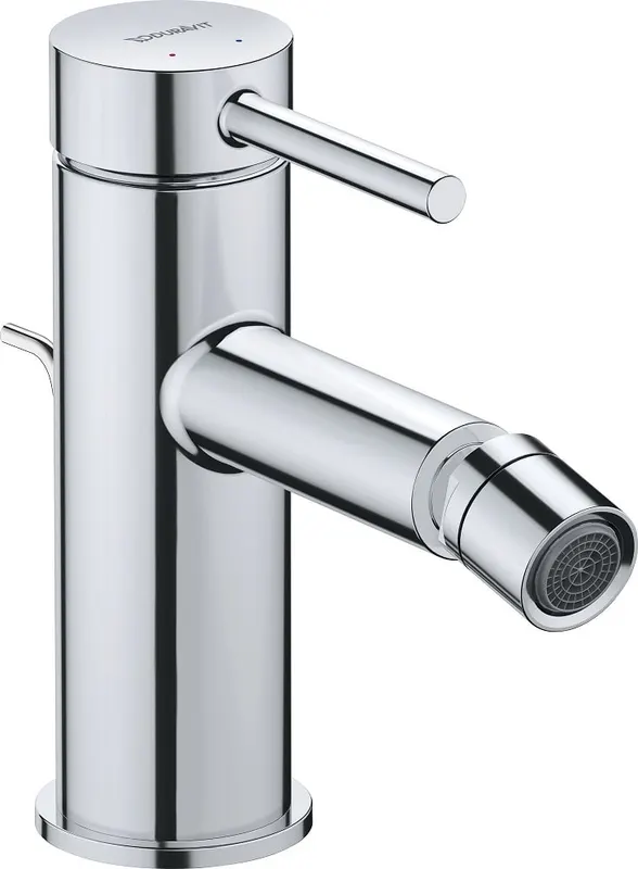 Baterie bideu Duravit CE2400001010, Circle, tip comanda monocomanda, marime m, tip instalare pe bideu, crom