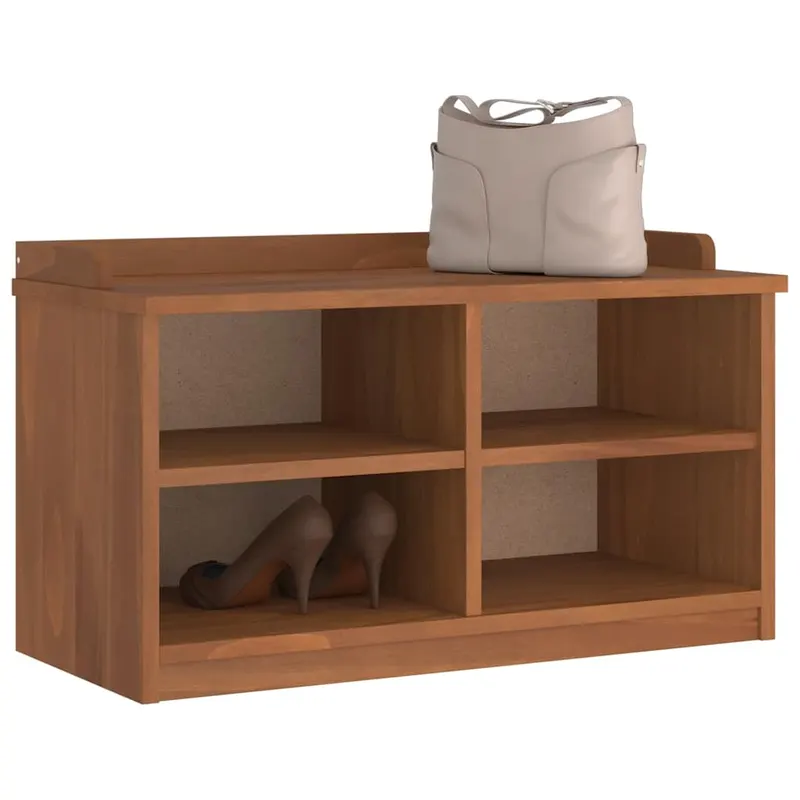 banca pentru hol „sandnes” 87x40x50 cm din lemn masiv de pin