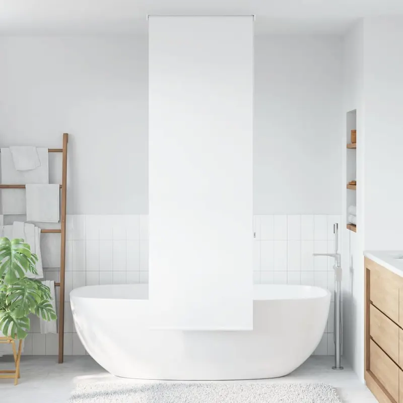 jaluza cu rola de dus 80x240 cm, latime materiala 76 cm
