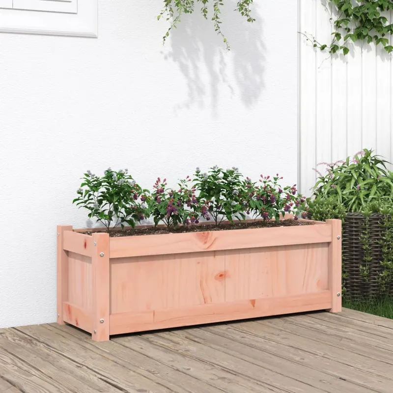 jardiniera de gradina, 90x31x31 cm, lemn masiv douglas