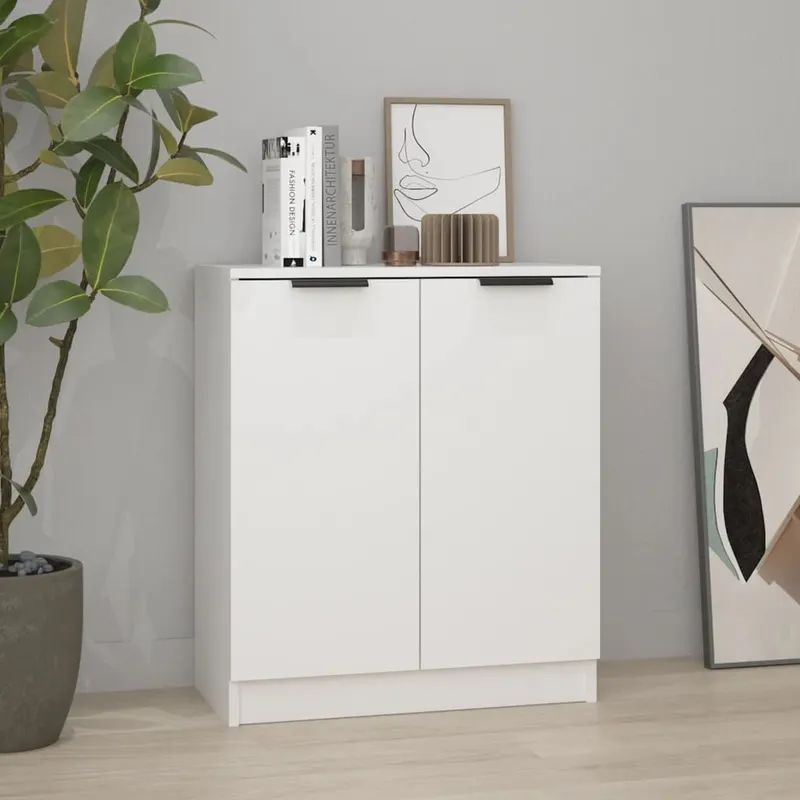 servanta, alb, 60x30x70 cm, lemn prelucrat