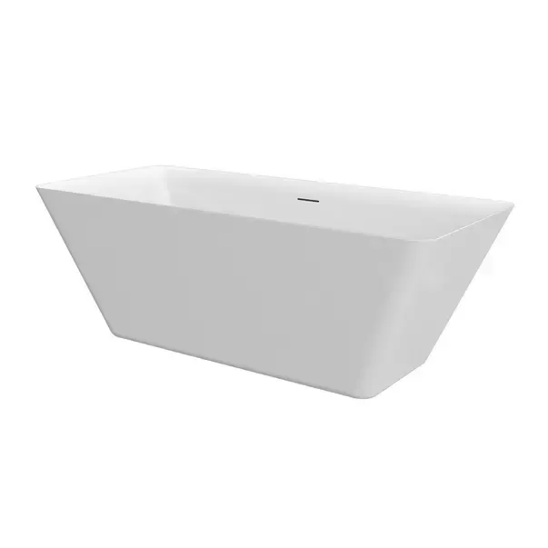 Cada freestanding Florida Peru Slim, 167.6 cm, dreptunghiulara, cu instalatie completa, garantie 2 ani, alb