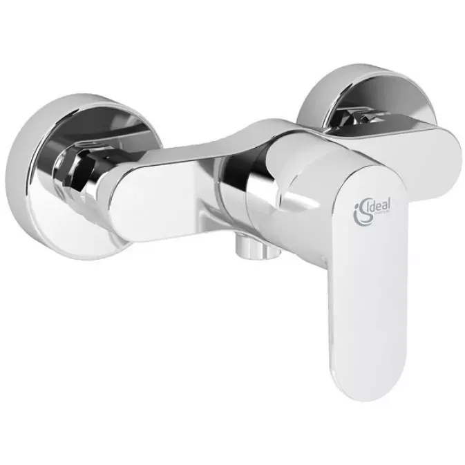 Baterie dus Ideal Standard Vito B0411, 1 2 , aparenta, monocomanda, cartus ceramic, limitator, crom