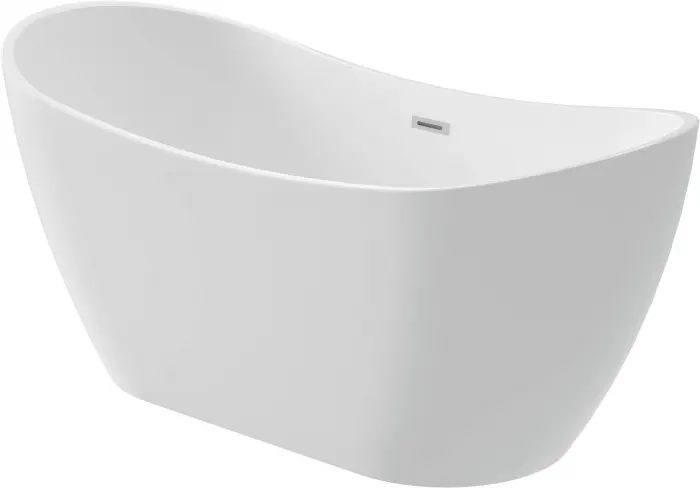 Cada baie freestanding, alba, 150x72 cm, ovala, Deante Arnika