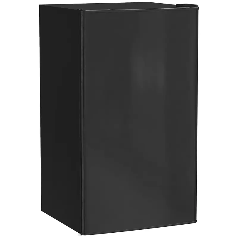 HOMCOM Frigider Mic 91L cu Ușă Reversibilă și Congelator cu Temperatură Reglabilă, Alb
