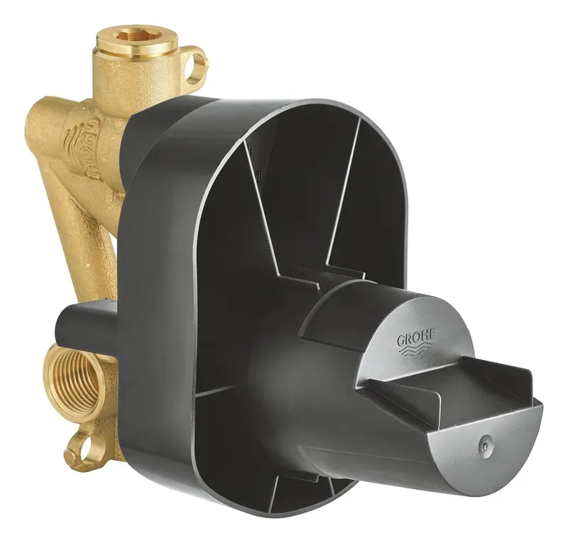 Valva incastrat Grohe 33965000, 1 bar, 138 mm, 1 functii palarie dus, 2 nr iesiri, 2 nr intrari, cu diverter