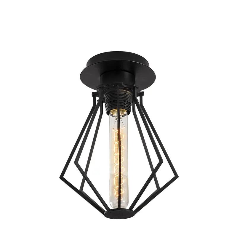 Lustra Bling, Negru, 18x18x25 cm - Negru