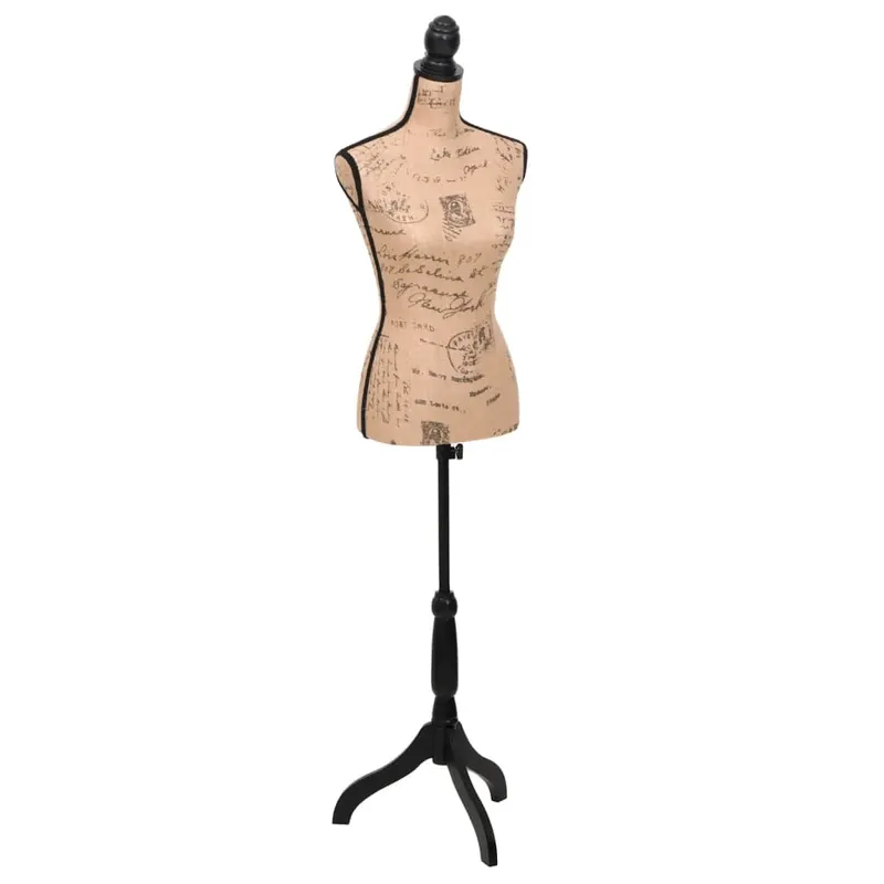 bust expunere haine dama, maro/negru, manechin croitorie, iuta