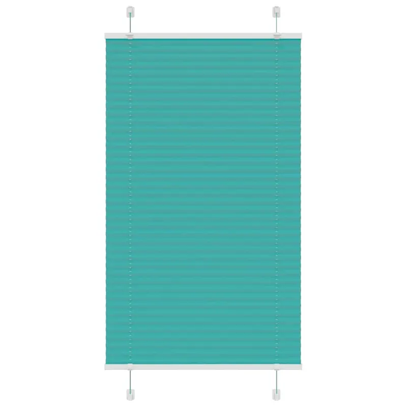 jaluza plisata verde petrol 75x150 cm latime tesatura 74,4 cm