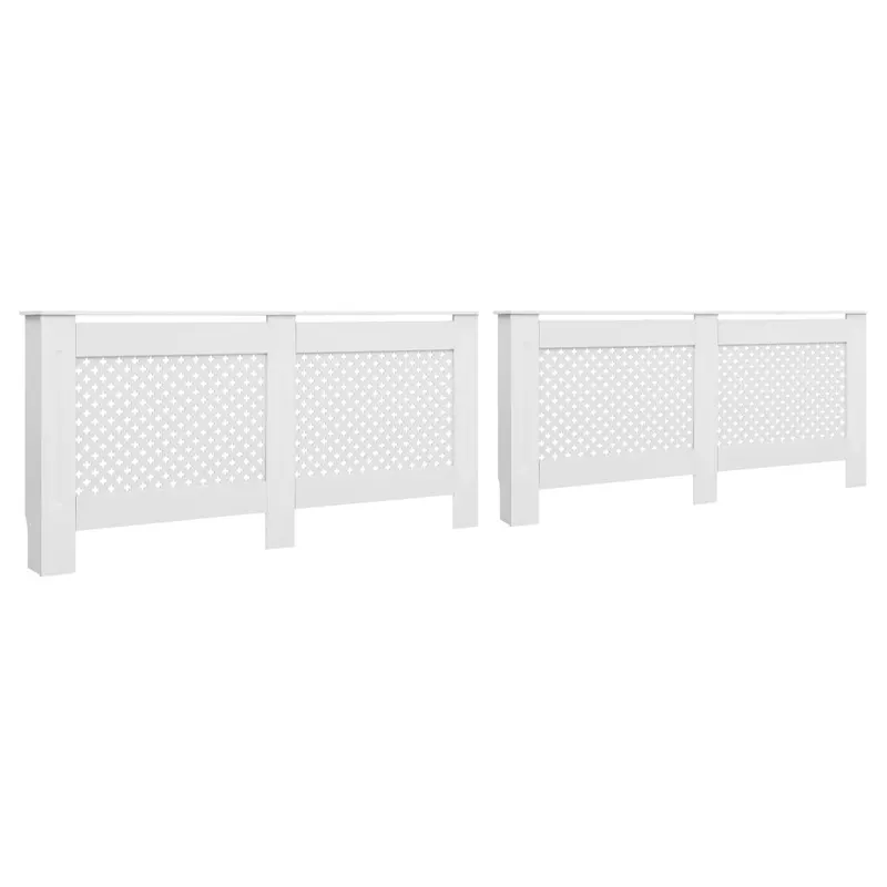 masti de calorifer, 2 buc., alb, 172 x 19 x 81,5 cm, mdf
