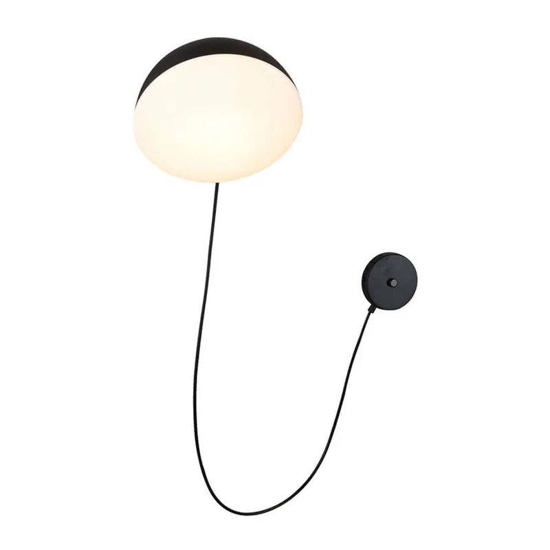 Aplica de perete CROWD AP1 negru & alb