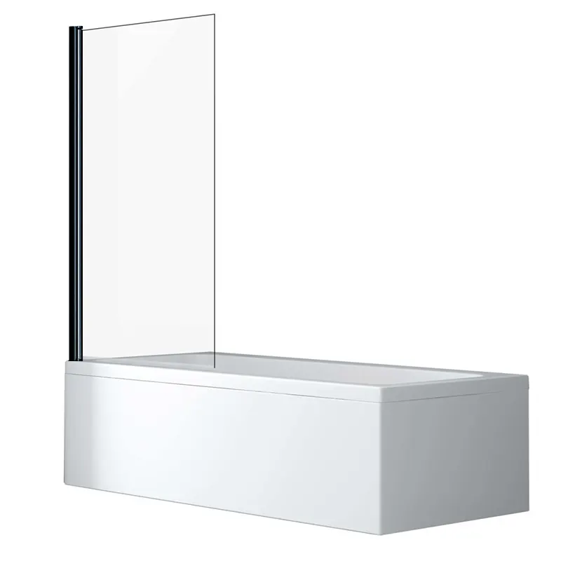 Paravan de cada Fluminia Standard, 140 cm, pivotant dintr-o bucata, garantie 2 ani, profil negru