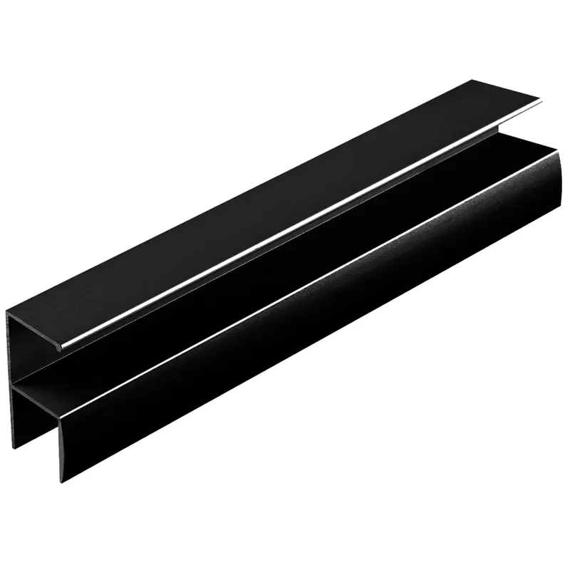Profil aluminiu pentru maner ER 5909, negru mat, 4 m