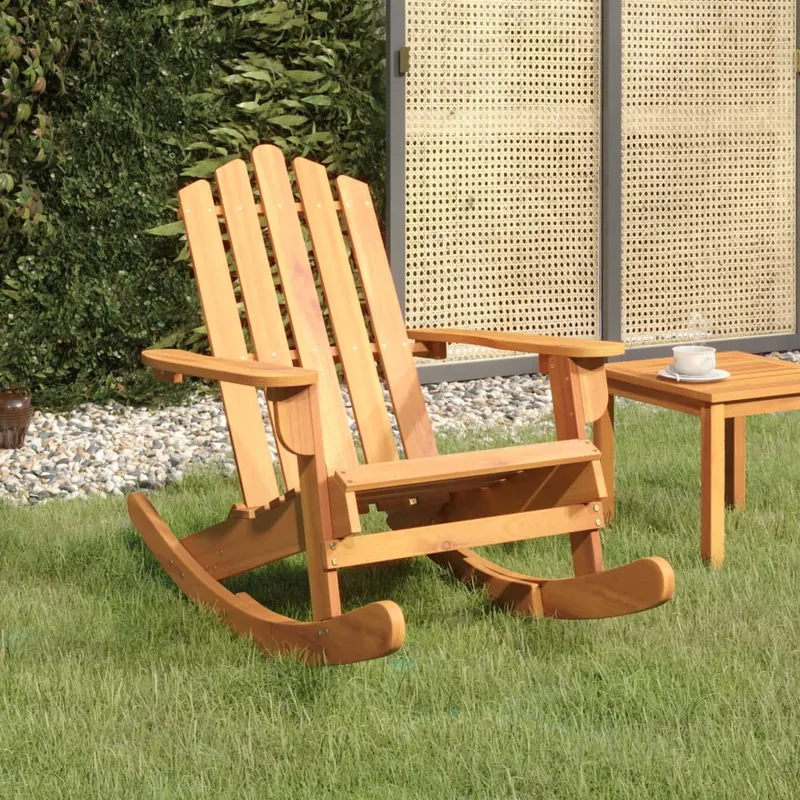 scaun balansoar adirondack, lemn masiv de acacia