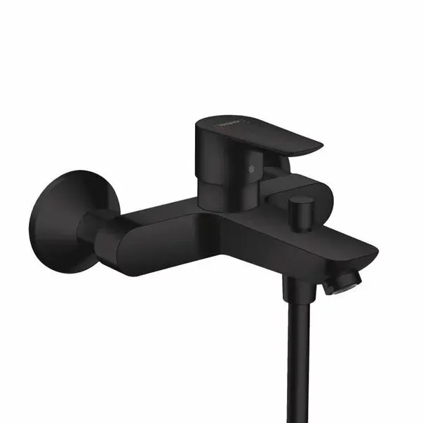 Baterie cada - dus Hansgrohe Talis E negru mat