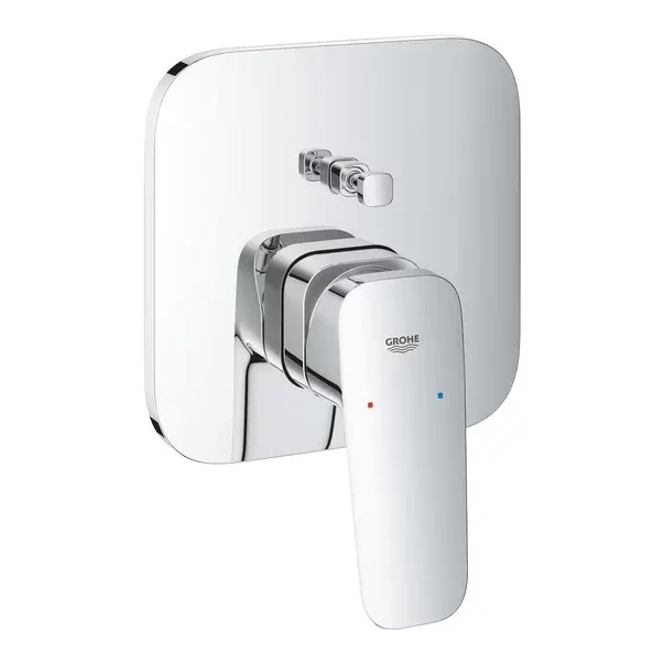 Unitate comanda Grohe 1017780000, Cubeo, tip comanda monocomanda, tip incastrare aparent, numar iesiri 2, crom