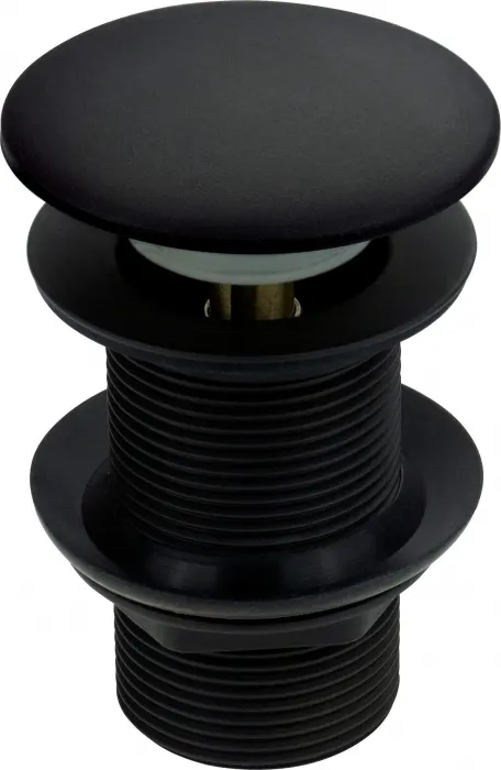 Dop pentru lavoar din granit, negru, Deante Click-Clack