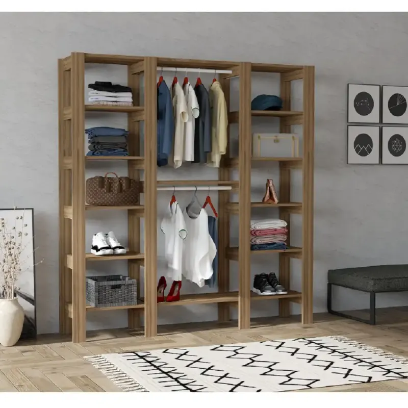Sifonier City culoare nuc 180x161x34 cm