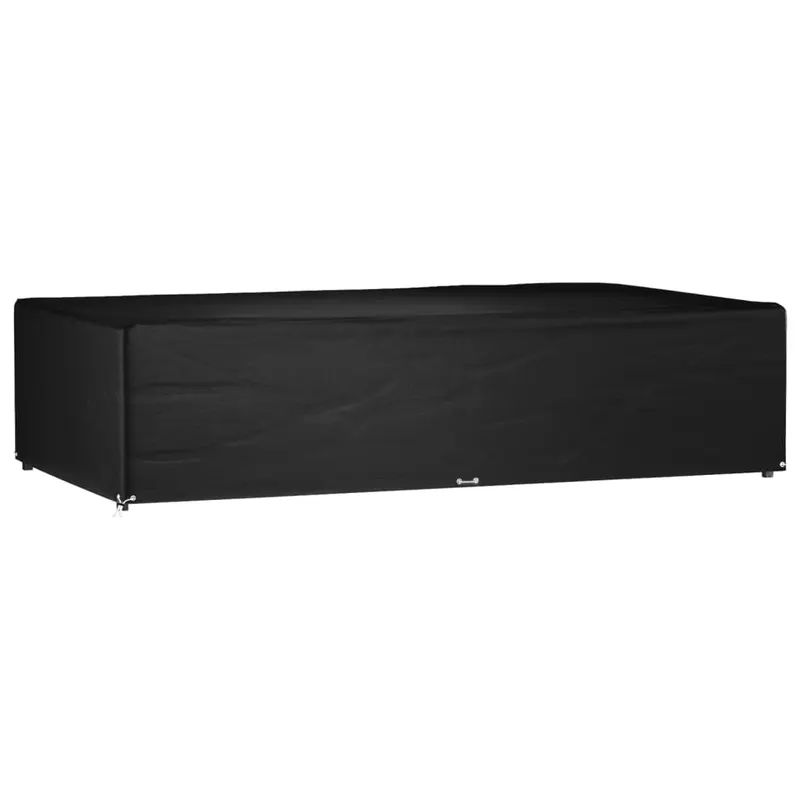 husa pentru mobilier gradina, 12 ocheti, 315x180x75 cm, patrat