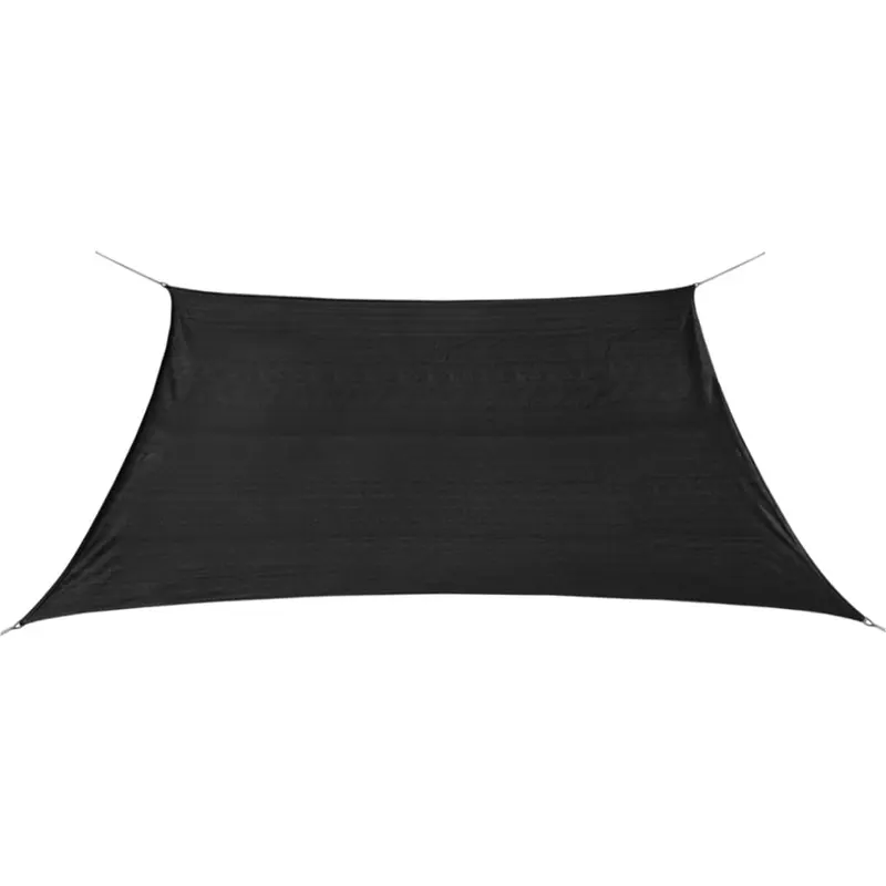 panza parasolar, antracit, 2 x 2 m, hdpe, patrat