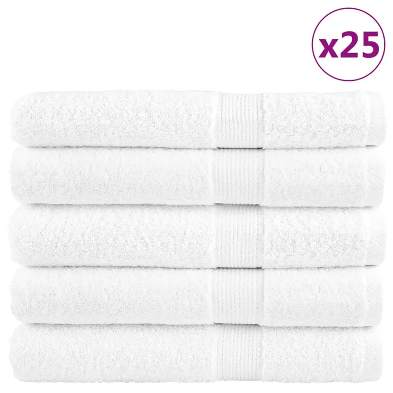 prosoape premium solund 25buc alb 100x200cm 600gsm