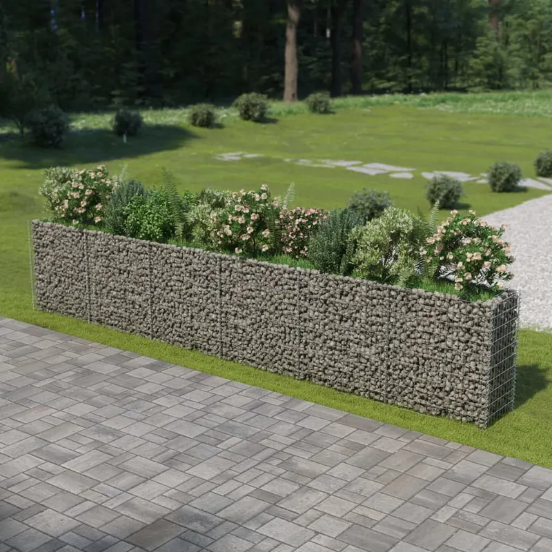 strat inaltat gabion, 540 x 50 x 100 cm, otel galvanizat