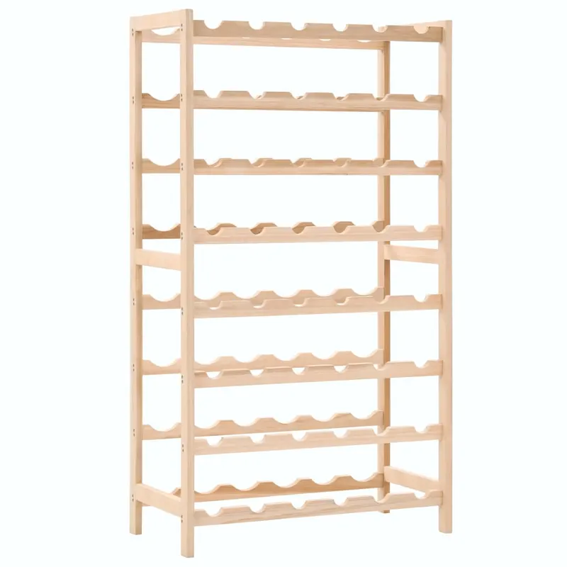 suport sticle de vin, lemn de cedru, 57,5 x 28 x 102 cm