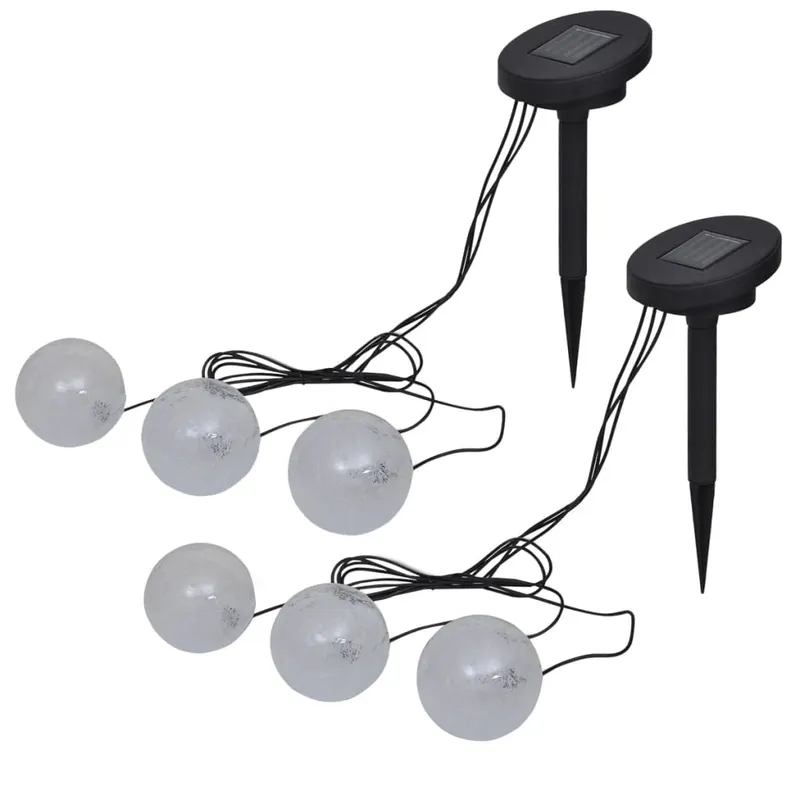 Lampi plutitoare, 6 buc., led, pentru iaz si piscina