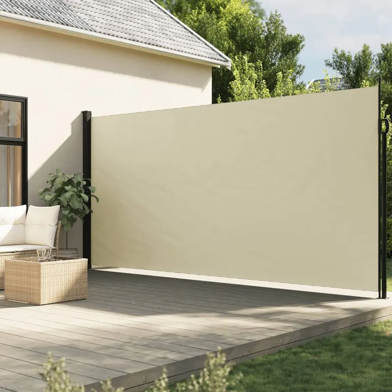 copertina laterala retractabila, crem, 220x500 cm