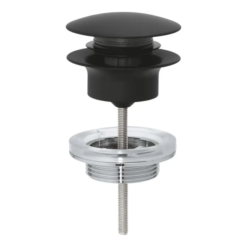 Ventil lavoar push-open Grohe negru mat