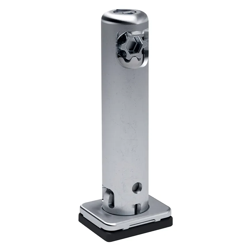 Picior nivelare REKORD TECH, tabla, finisaj zincat, reglabil, 12 mm