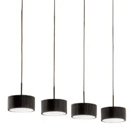 Lampa suspendata PATTY LINIAR - Negru