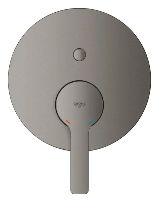 Unitate comanda Grohe 24064AL1, Lineare, 2 iesiri, necesita valva, mat, grafit