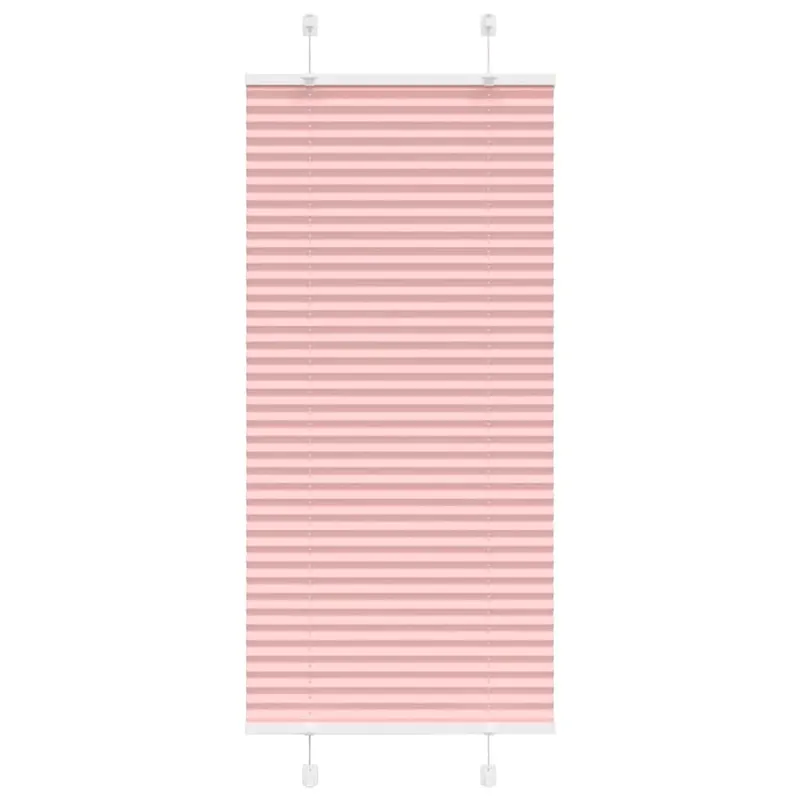 jaluza plisata roz 65x150 cm latime tesatura 64,4cm poliester