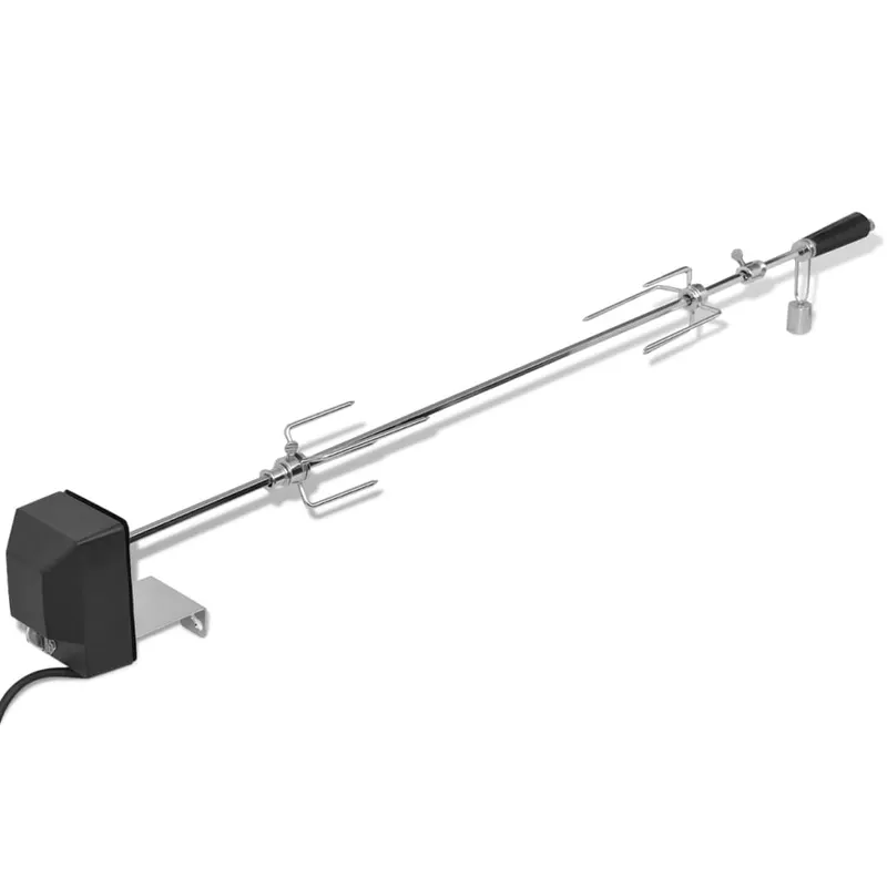 rotisor cu motor profesional pentru gratar, otel, 1000 mm