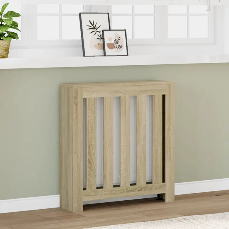 masca pentru calorifer stejar sonoma 78x20x82 cm lemn prelucrat