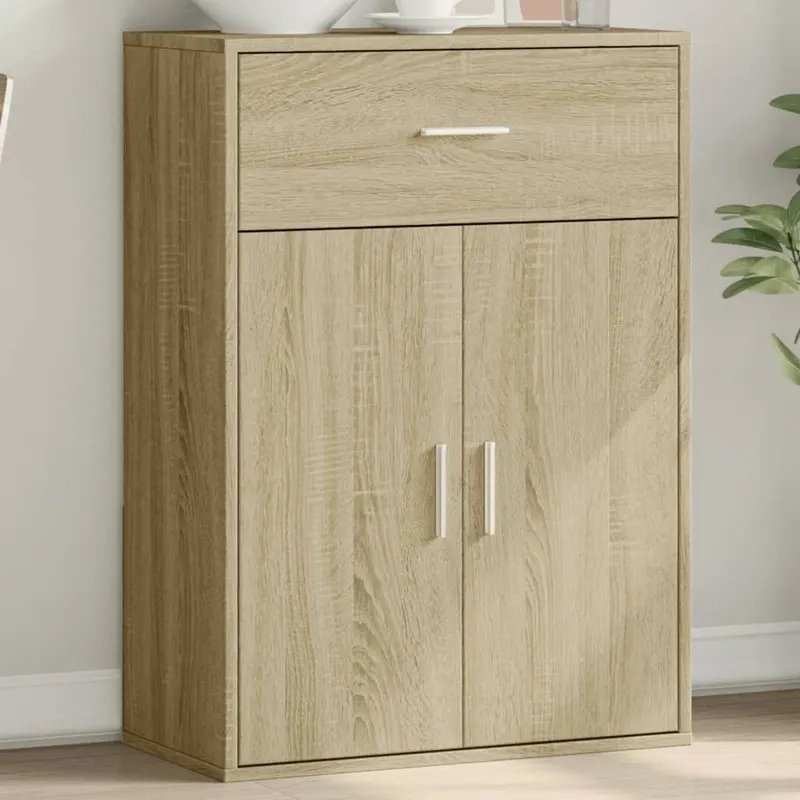servanta, stejar sonoma, 60x30x84 cm, lemn compozit